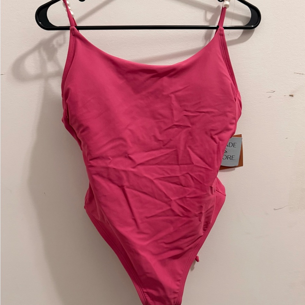 Shade & Shore Pink One Piece Swimsuit